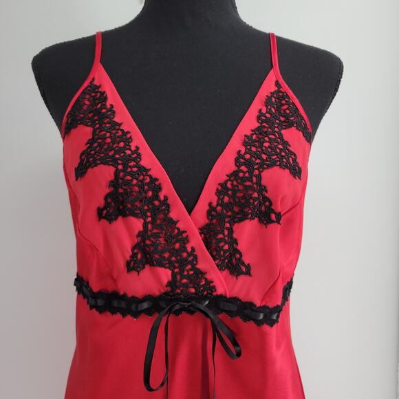 Y2K Baby Doll Midi Slip Dress Women Whimsigoth Witchy Lingerie Fairy Grunge sz M - Picture 2 of 8